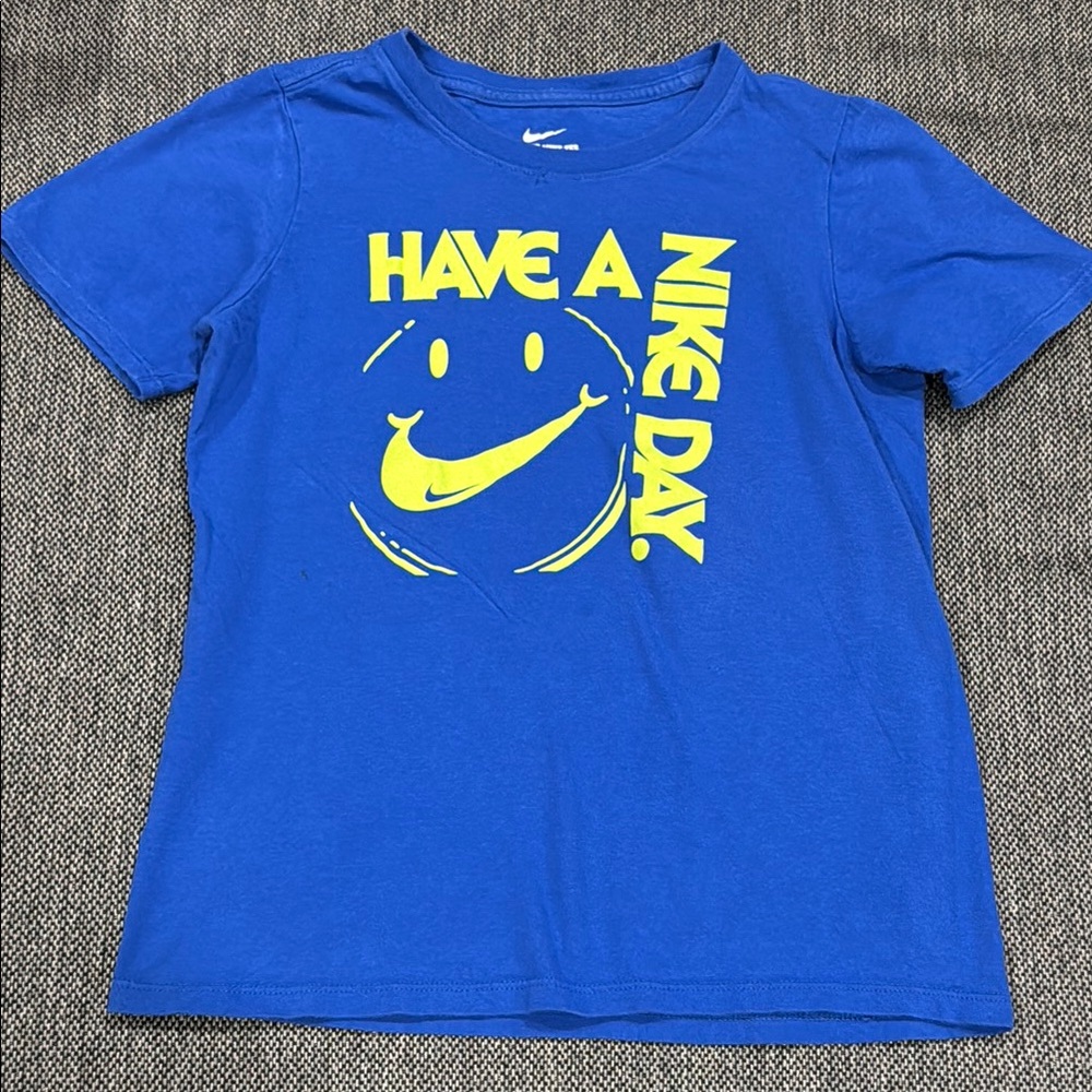 Nike Boys Blue T-Shirt - Have a Nike Day